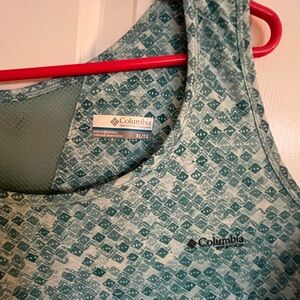 Columbia Teal Geometric Dress